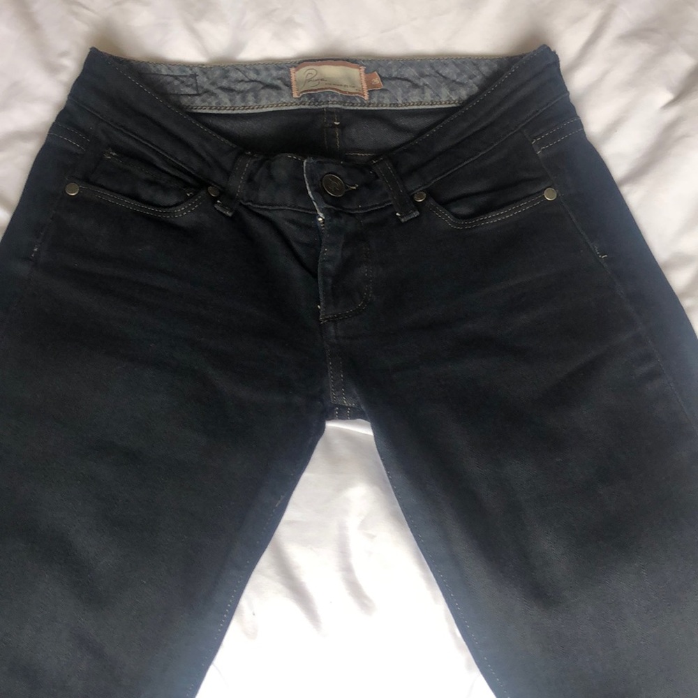 Paige premium denim size 25 dark blue / black